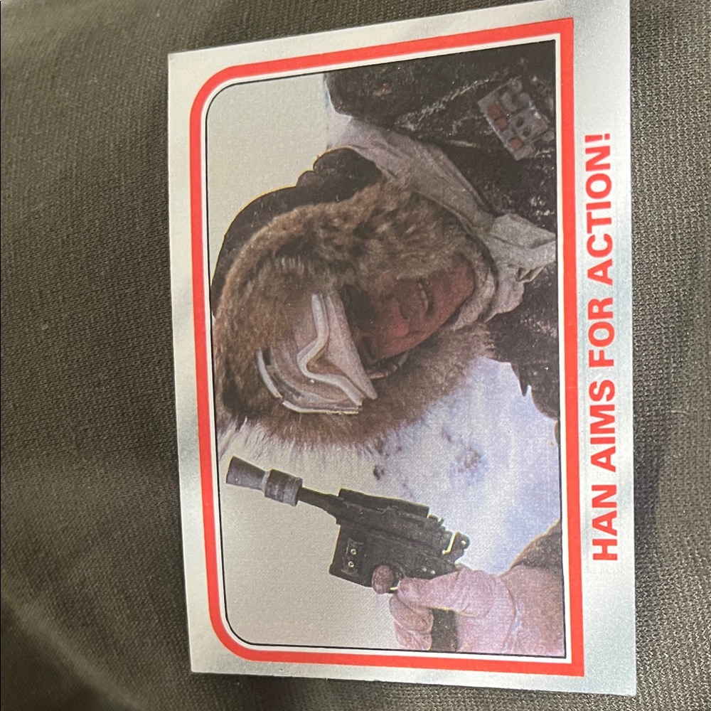 Topps Red White Han Aims For Action! Card